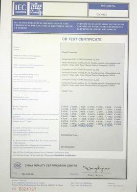 control CB English certificate